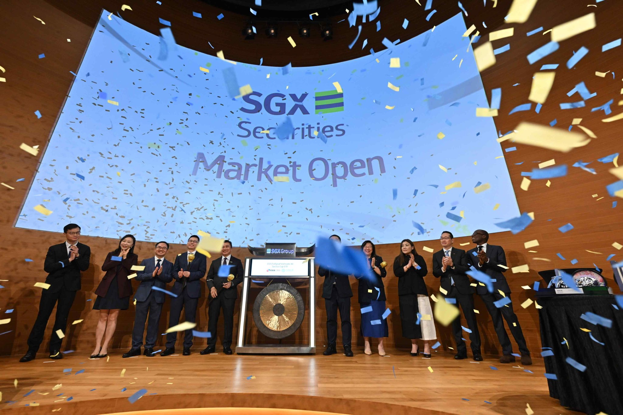 [Global Finance] The SGX Securities Market welcomes the listing of the Galaxy Wells Fargo Vietnam 30 Industry Index ETF