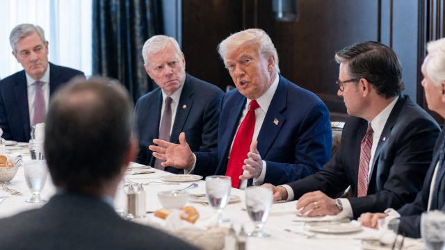 Trump's Heated Lunch